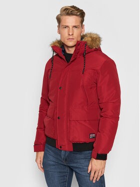 Jack&Jones Télikabát Super Bomber 12190044 Piros Regular Fit