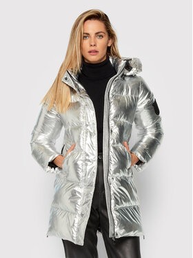 Pinko Pehelykabát Illica 1G16FB Y76P Ezüst Regular Fit