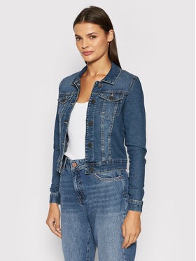 Noisy May Farmer kabát Debra 27001163 Sötétkék Slim Fit