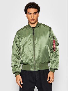 Alpha Industries Bomber dzseki Ma-1 100101 Zöld Regular Fit