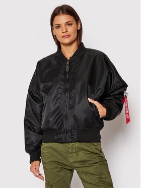 Alpha Industries Bomber dzseki MA-1 128002 Fekete Regular Fit