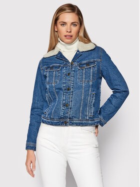 Lee Farmer kabát Sherpa Rider L54VMWQW Kék Regular Fit