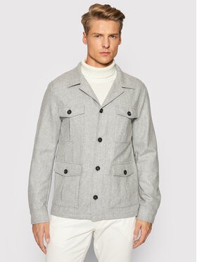 Oscar Jacobson Átmeneti kabát Safari 1137 3931 Szürke Regular Fit