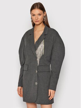 TWINSET Blézer 212AT2361 Szürke Regular Fit