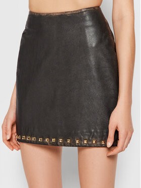 Pinko Bőr szoknya UNIQUENESS Salvare 1Q1096 Y7N7 Barna Slim Fit