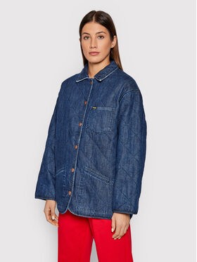 Wrangler Farmer kabát Duvet W435ZW31Q Sötétkék Relaxed Fit