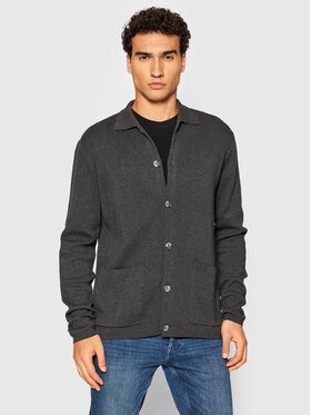 Jack&Jones PREMIUM Kardigán Blajames 12193160 Szürke Regular Fit