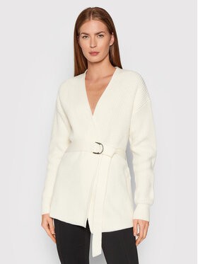 Calvin Klein Kardigán Cozy Structure K20K203343 Bézs Relaxed Fit