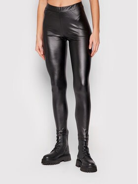 United Colors Of Benetton Leggings 48WZDF00Q Fekete Slim Fit