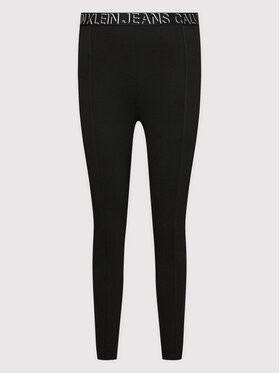 Calvin Klein Jeans Plus Leggings J20J217526 Fekete Slim Fit
