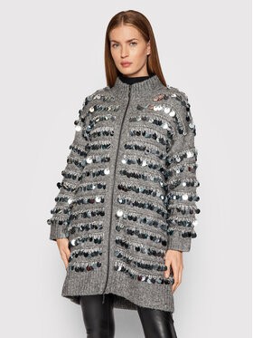 Blugirl Blumarine Kardigán RH1046-MA30H Szürke Regular Fit