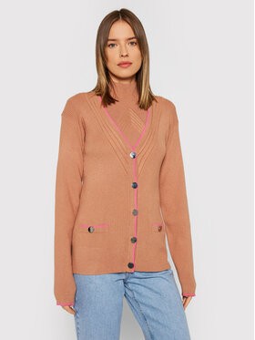 Guess Kardigán Erica Cardi W1BR22 Z2V40 Bézs Slim Fit