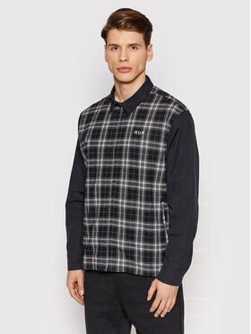 HUF Átmeneti kabát Arberdeen BU00116 Fekete Regular Fit