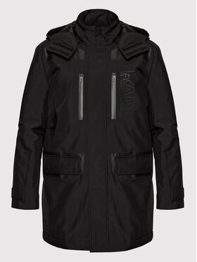 KARL LAGERFELD Parka 455016 512540 Fekete Regular Fit