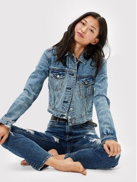 American Eagle Farmer kabát 038-0383-3053 Kék Regular Fit