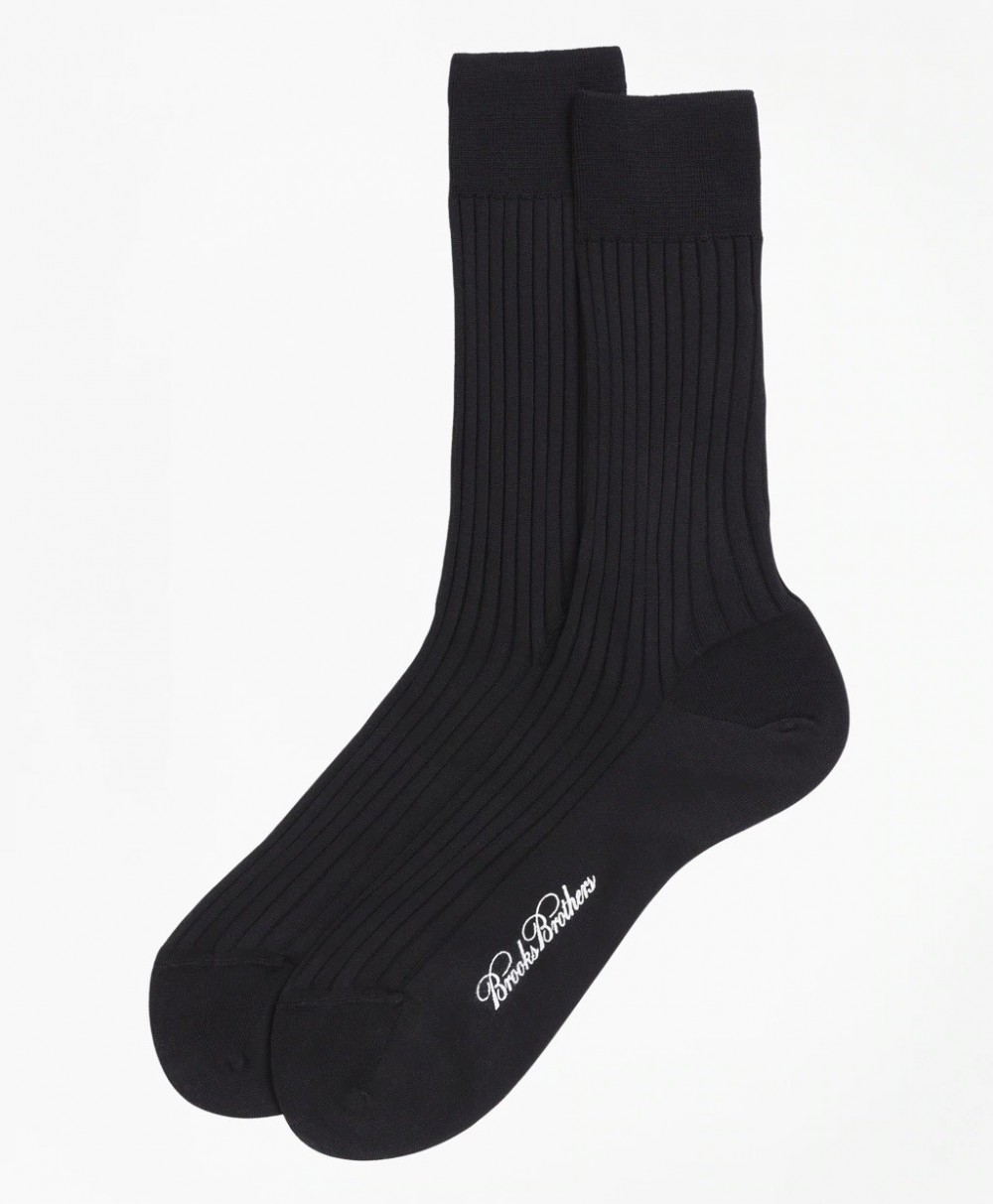 Zokni Brooks Brothers Filo Di Scozia Crew Socks