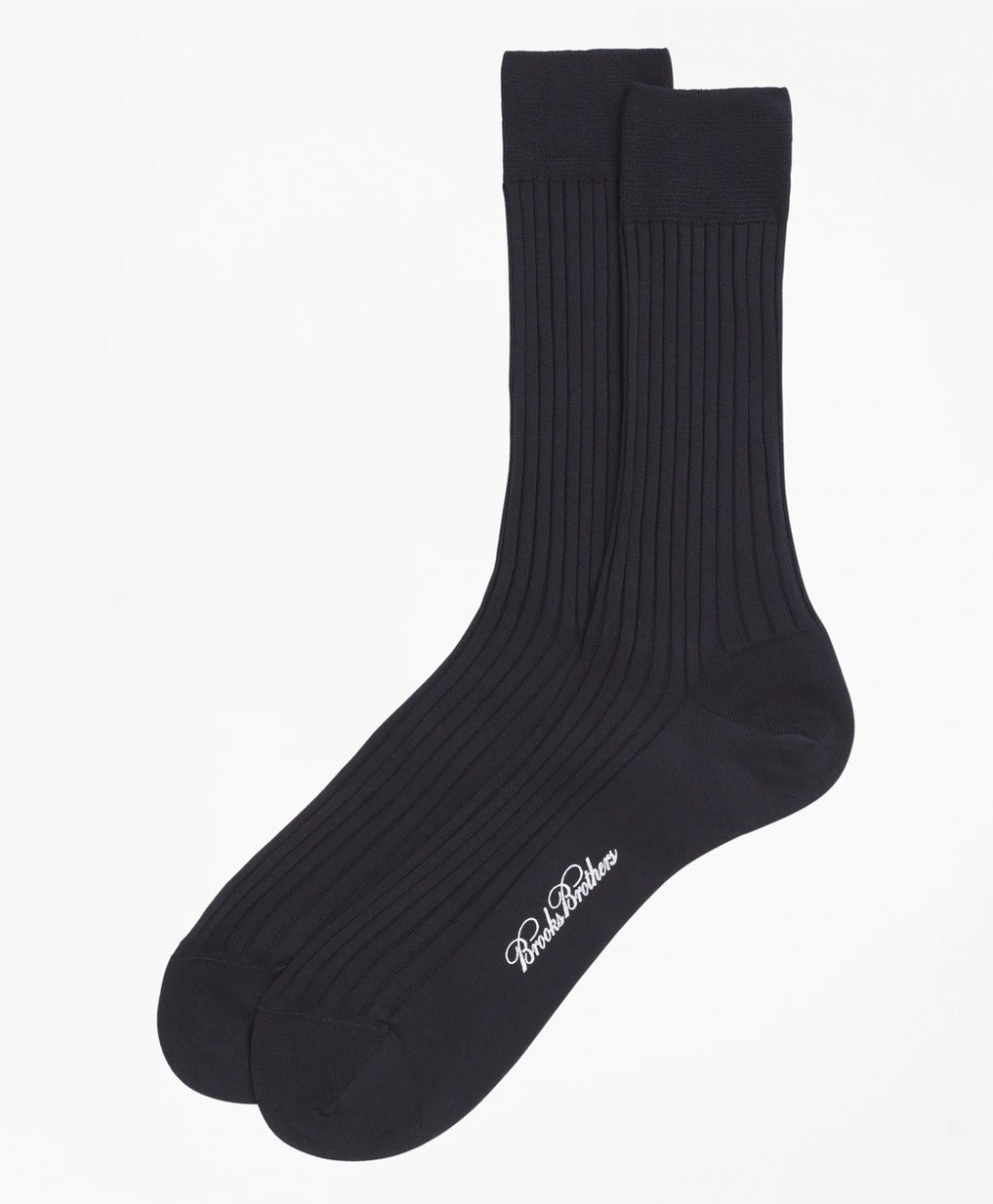 Zokni Brooks Brothers Filo Di Scozia Crew Socks