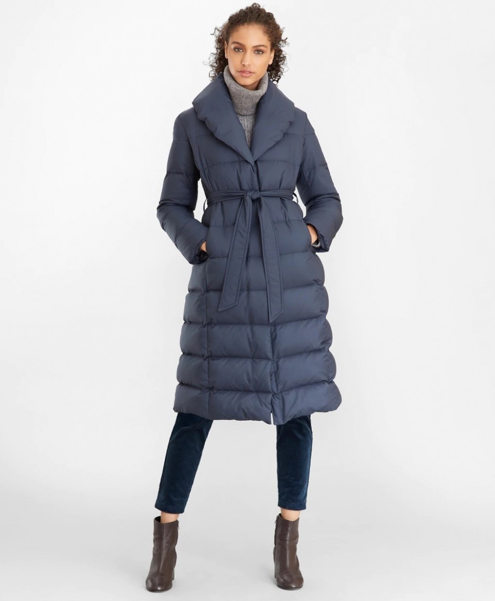 Kabát Brooks Brothers Shawl-Collar Down-Fill Puffer Coat