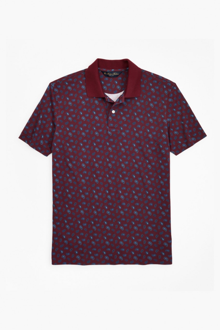 Póló Brooks Brothers Slim Fit Printed Paisley Polo Shirt