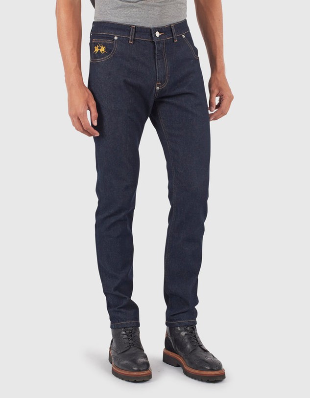 Farmer La Martina Man Denim 5Pkt Denim Stream He