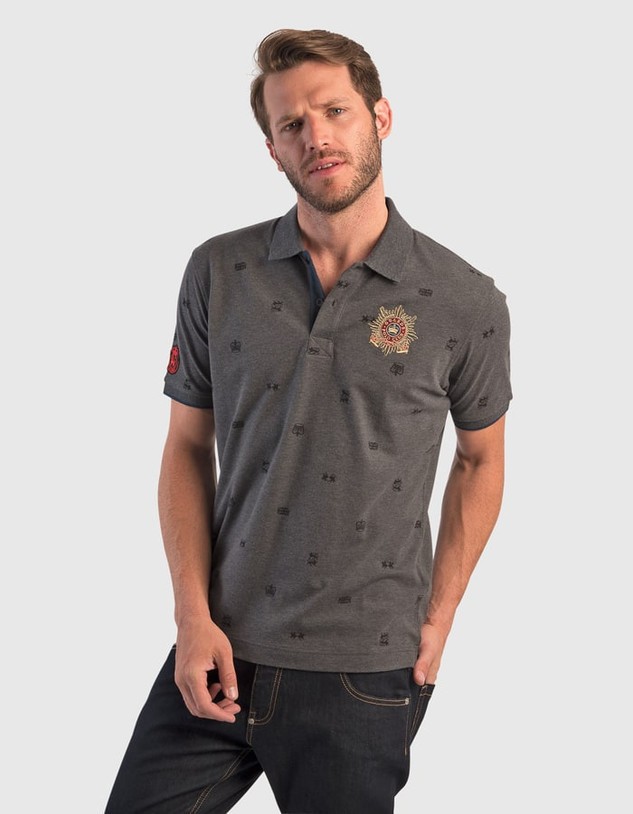 Póló La Martina Man Printed Piquet Polo S/S