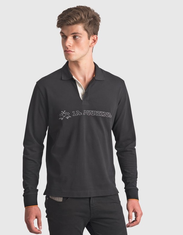 Póló La Martina Man Polo L/S Piquet Stretch