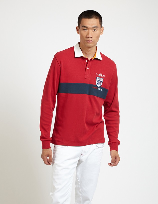 Póló La Martina Man Polo L/S Jersey Interlock