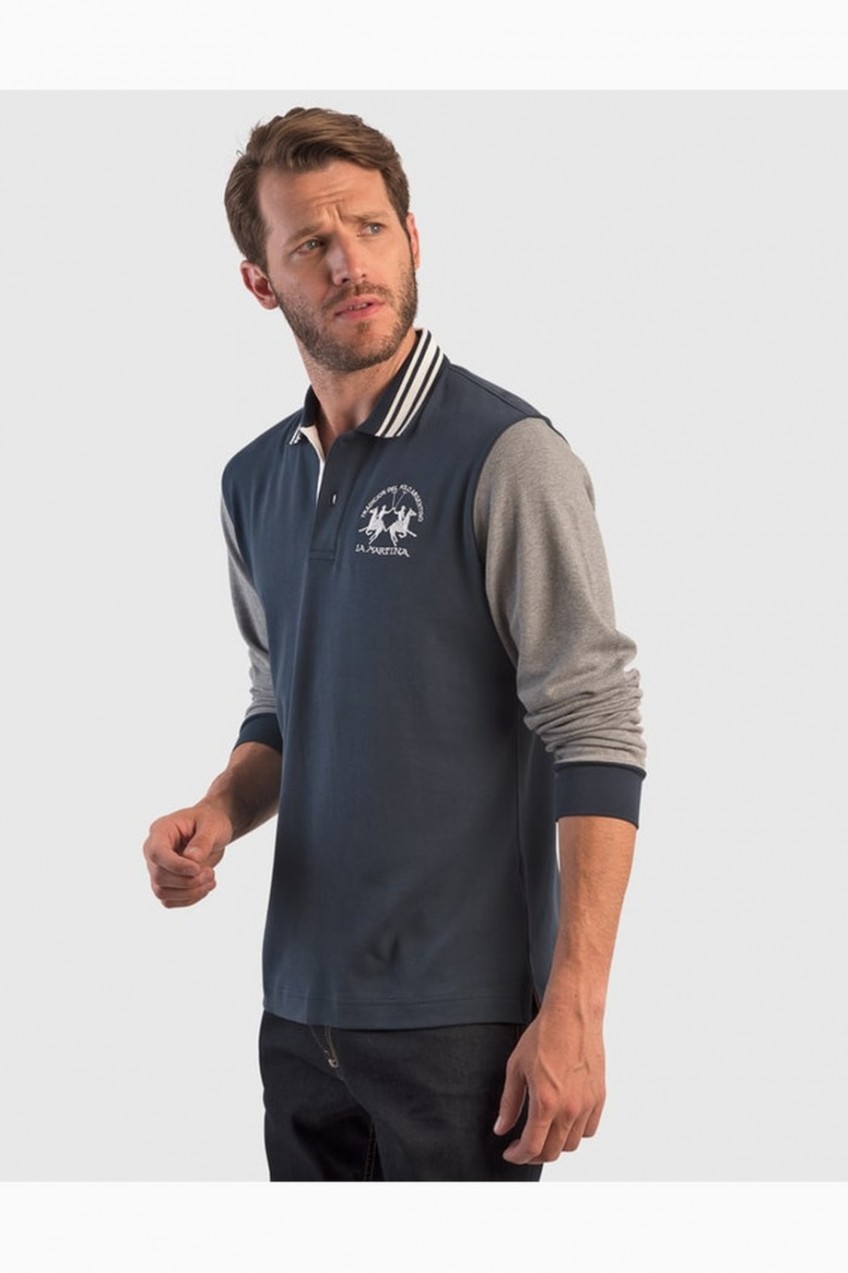 Póló La Martina Man Polo L/S Jersey Interlock