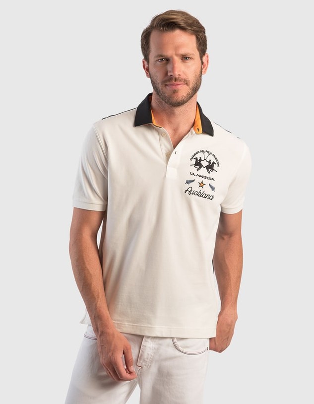 Póló La Martina Man Polo S/S Piquet Stretch
