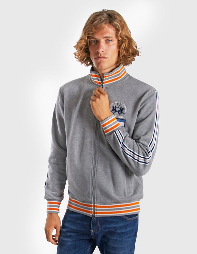 Melegítő Felső La Martina Man Fleece Full Zip Cotton Pol