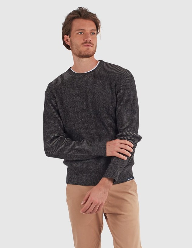 Pulóver La Martina Man Tricot Crew Neck Lambscot