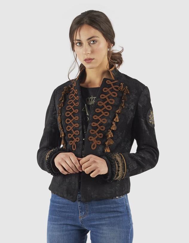Zakó La Martina Woman Jacket Jaquard Flower Fa