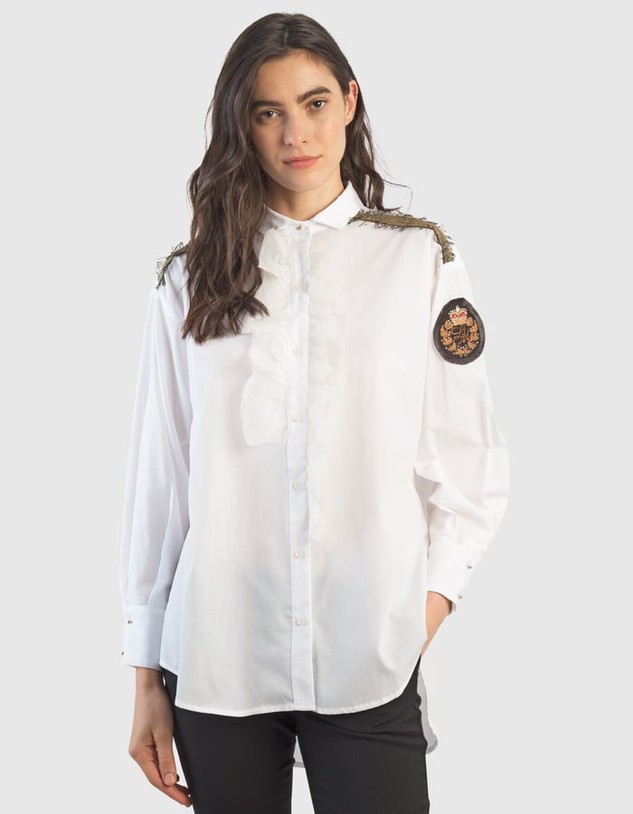 Ing La Martina Woman Cotton Popeline Shirt