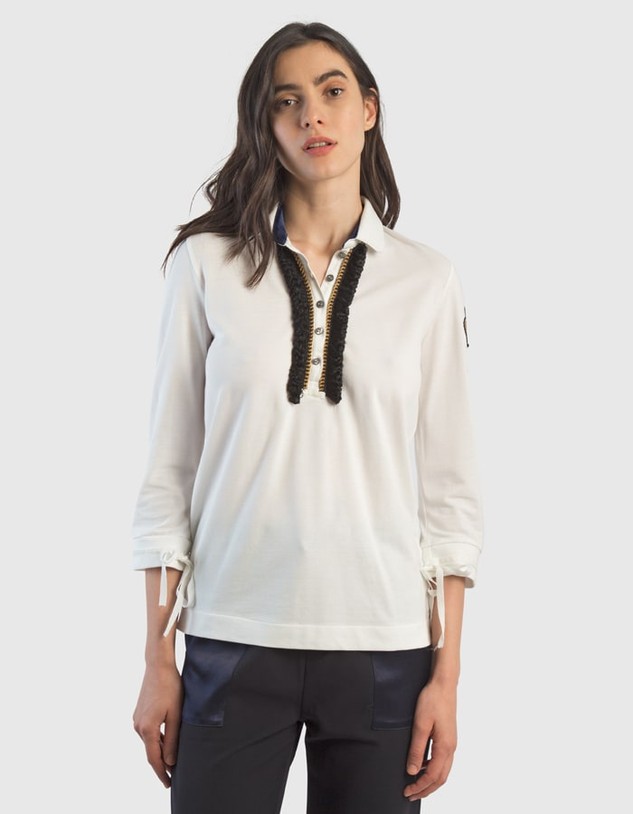Póló La Martina Woman Polo L/S Co/Modal Piquet