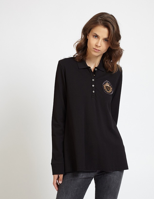 Póló La Martina Woman Polo L/S Co/Modal Piquet
