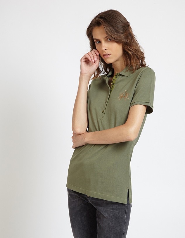 Póló La Martina Woman Co/Modal Piquet Polo S/S
