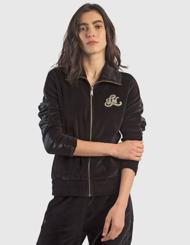 Melegítő Felső La Martina Woman Fleece Full Zip Velour