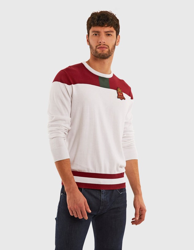 Pulóver La Martina Man Cotton Crew Neck Gg14