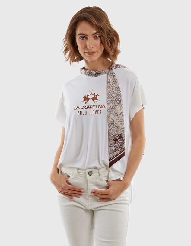 Póló La Martina Woman Viscose Jersey T-Shirt