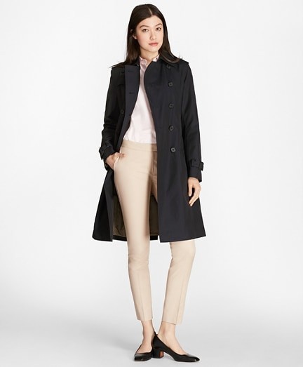 Kabát Brooks Brothers Out Ctn Lgn Trench Z Nvy