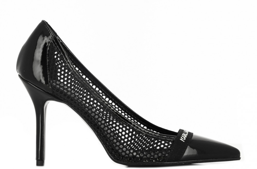 Magassarkúcipő Karl Lagerfeld Manoir Hi Court Mesh Mix