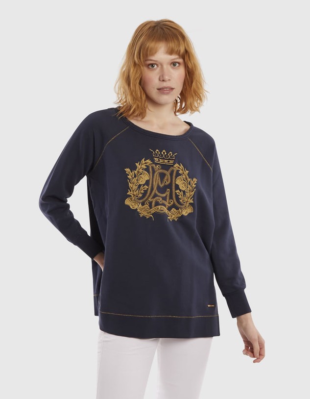 Melegítő Felső La Martina Woman Cotton Fleece