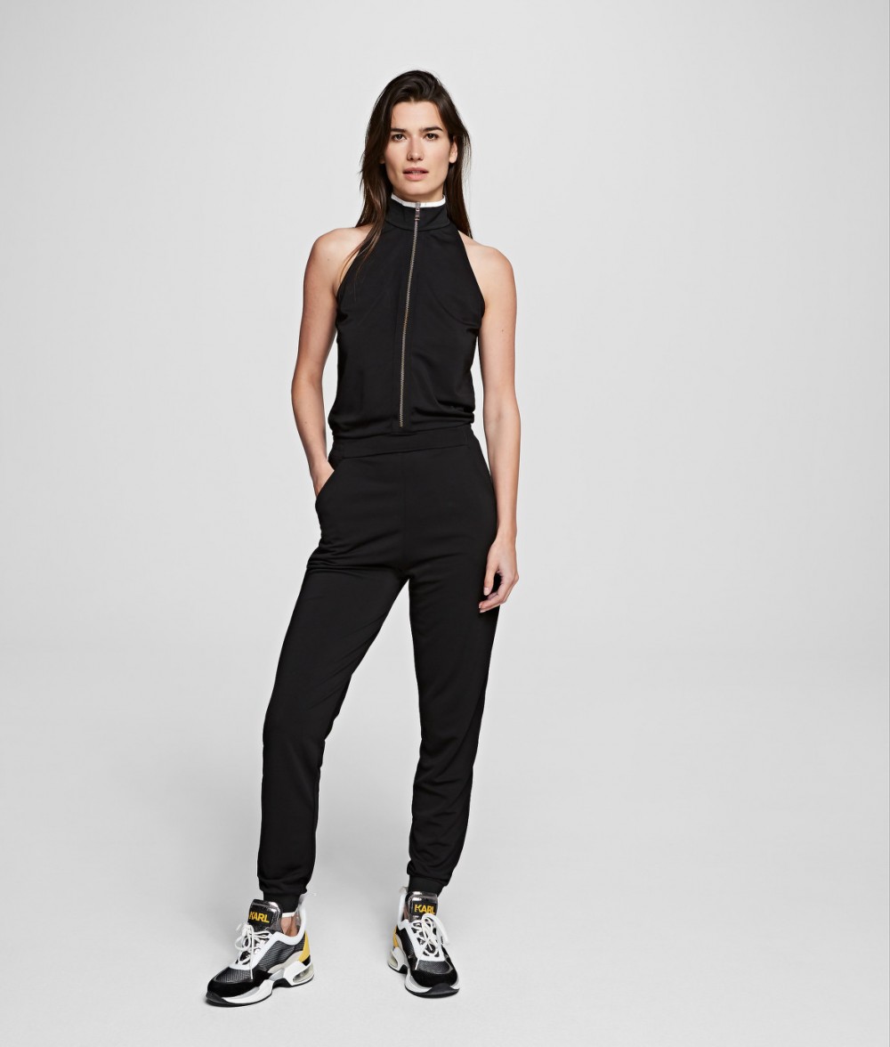 Ruha Karl Lagerfeld Crepe Jersey Jumpsuit