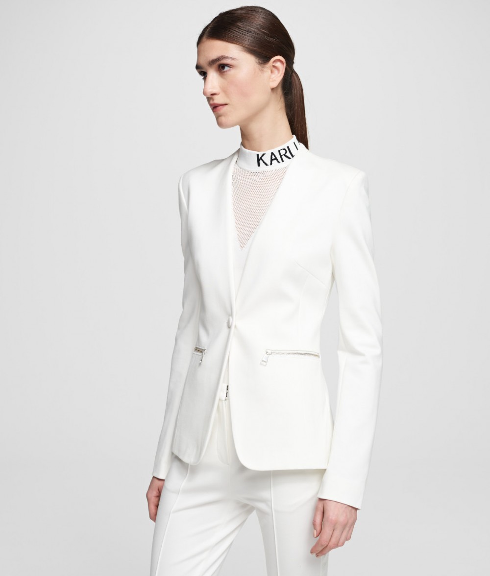 Zakó Karl Lagerfeld Punto Jacket W/ Logo Tape