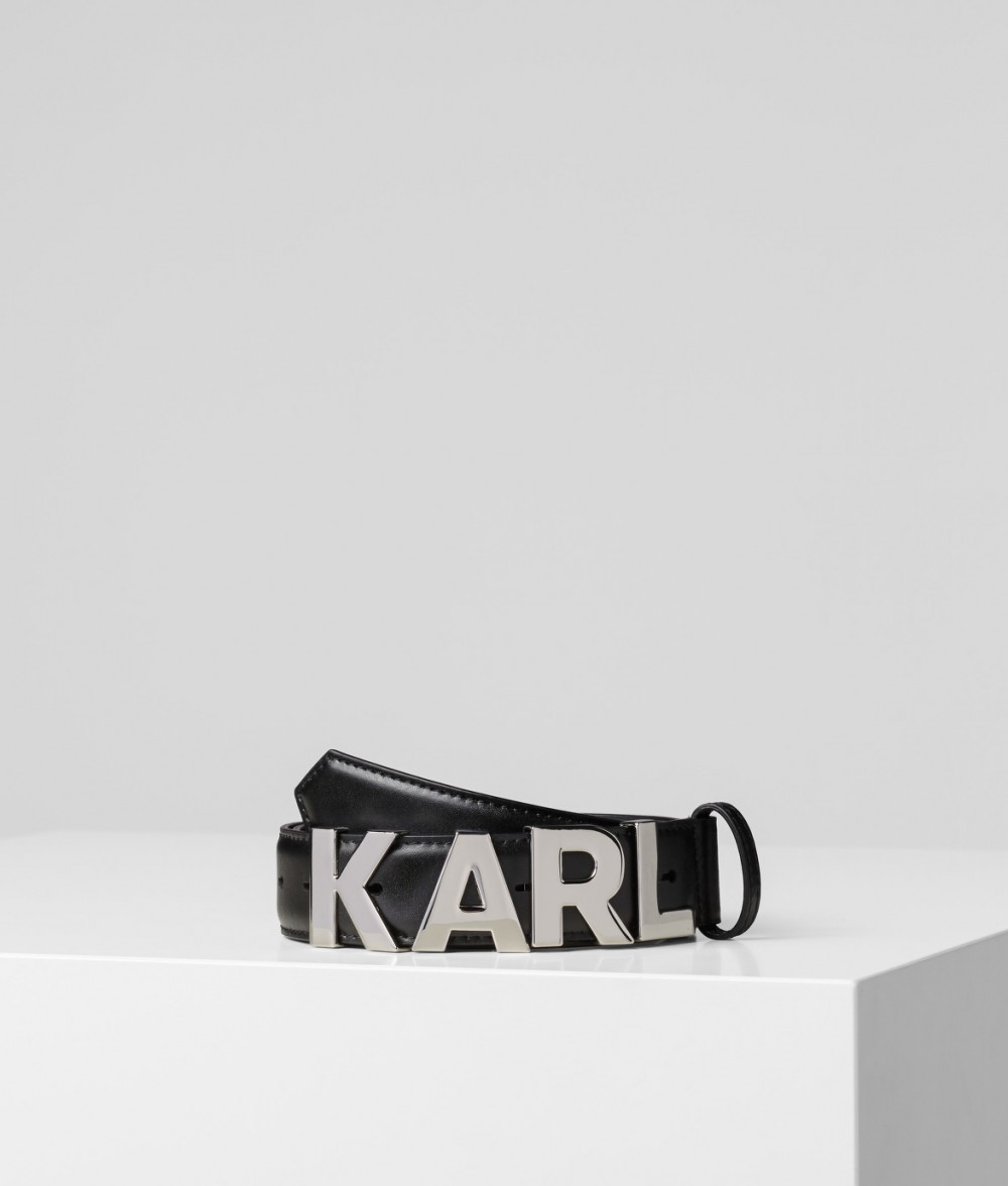 Öv Karl Lagerfeld K/Karl Metal Letters Belt