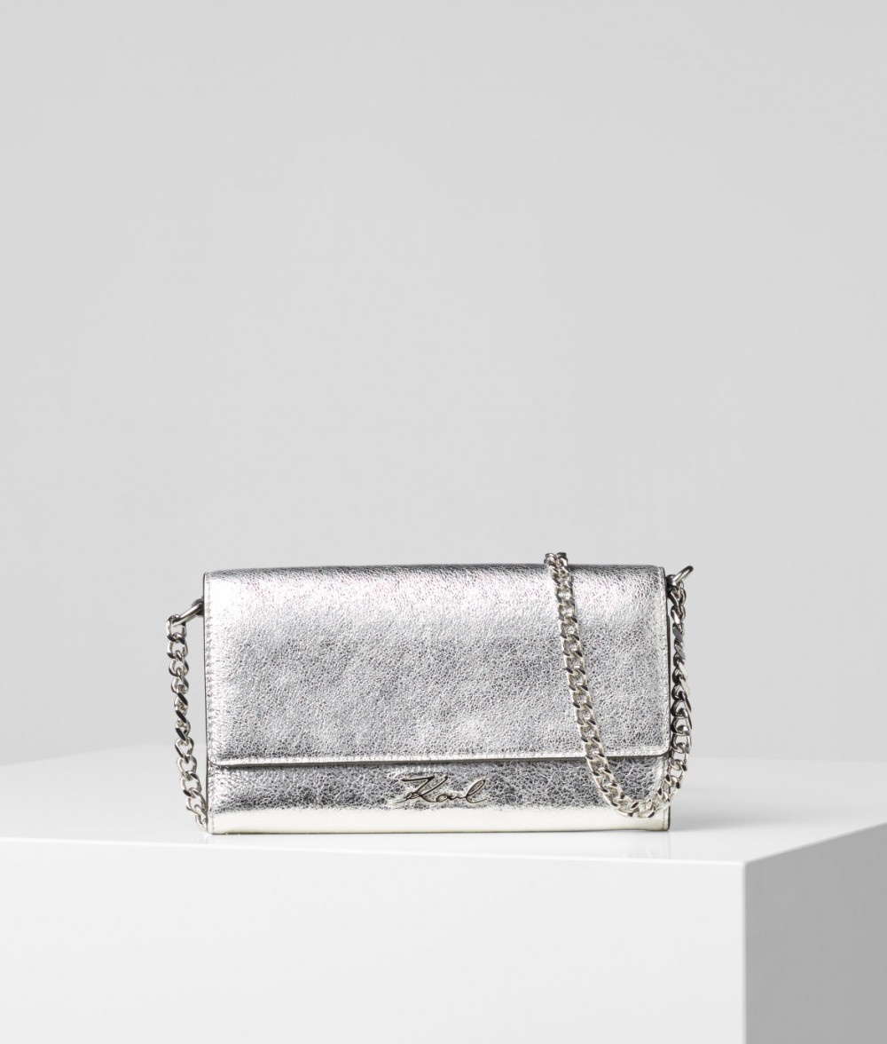 Pénztárca Karl Lagerfeld K/Signature Met Wallet Chain