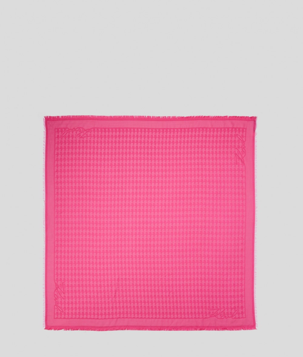 Sál Karl Lagerfeld Karl Kameo Signa Jaquard Scarf