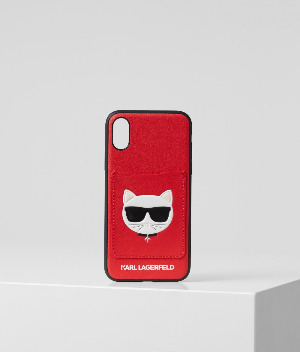 Mobiltelefon Tok Karl Lagerfeld Choupette Cardslot Case Xs