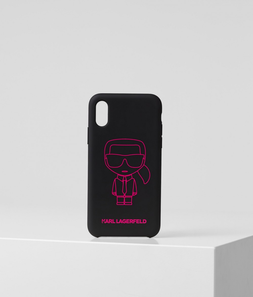 Mobiltelefon Tok Karl Lagerfeld K/Ikonik Pink Outline Xs