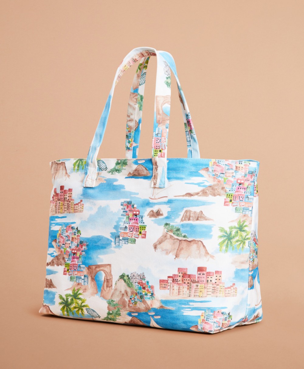 Retikül Brooks Brothers Rf Printed Tote Bag Costalmulti